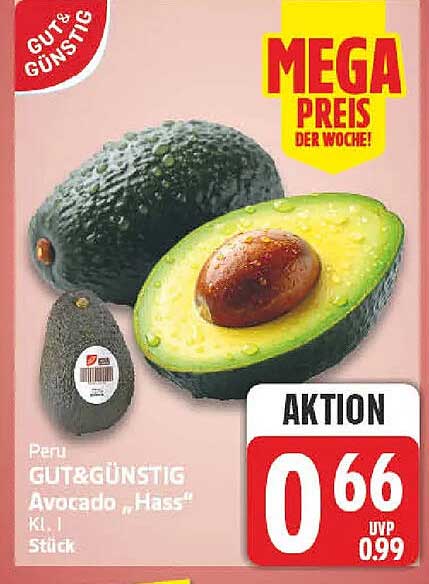 GUT&GÜNSTIG Avocado „Hass“ Kl. I Stück