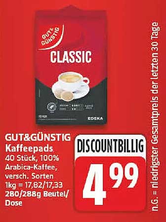 GUT&GÜNSTIG Kaffeepads