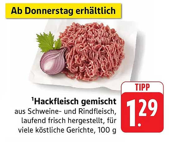 Hackfleisch gemischt