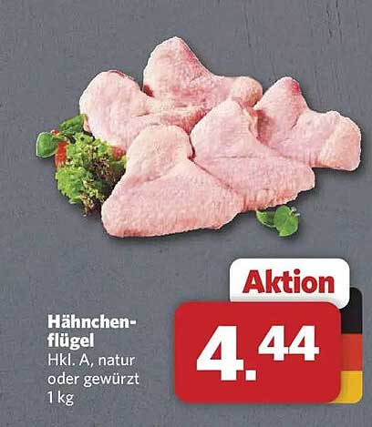Hähnchen-flügel Hkl. A, natur oder gewürzt 1 kg