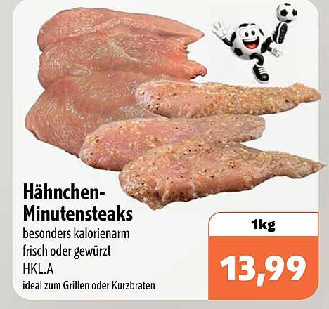 Hähnchen-Minutensteaks