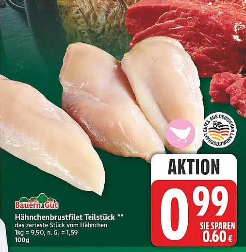 Hähnchenbrustfilet Teilstück **
