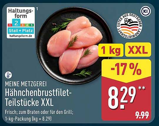 Hähnchenbrustfilet-Teilstücke XXL