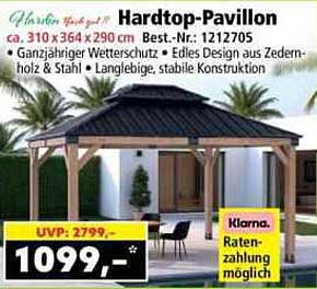 Hardtop-Pavillon