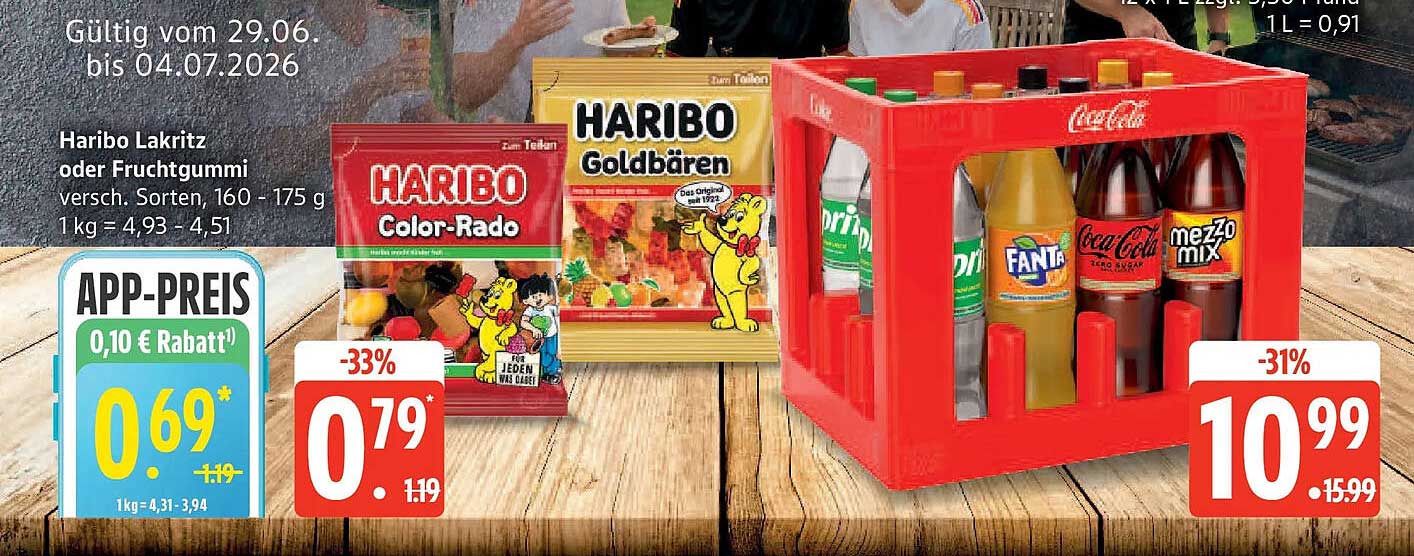 Haribo Lakritz oder Fruchtgummi versch. Sorten, 160 - 175 g