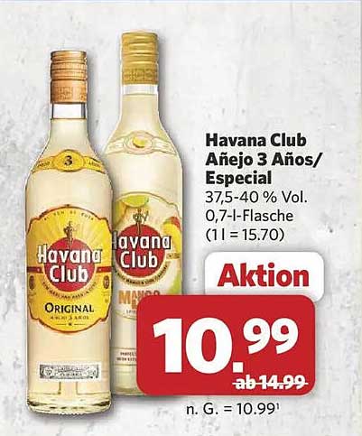 Havana Club Añejo 3 Años/ Especial