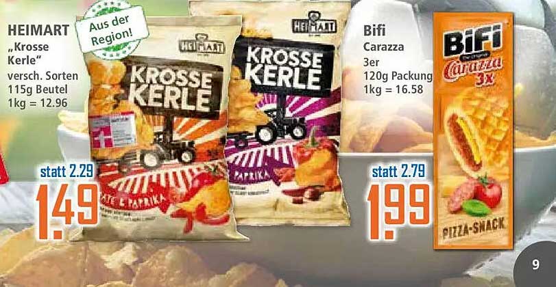 HEIMART „Krosse Kerle“ versch. Sorten 115g Beutel