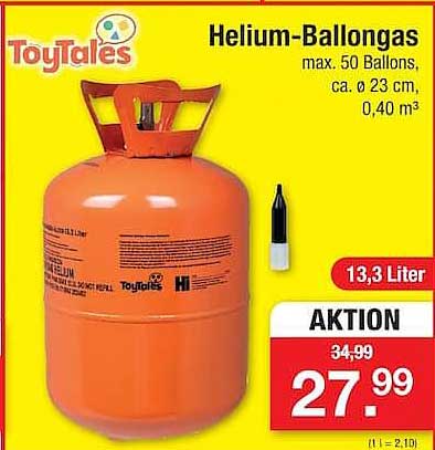 Helium-Ballongas