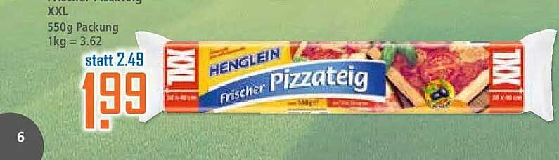 HENGLEIN frischer Pizzateig