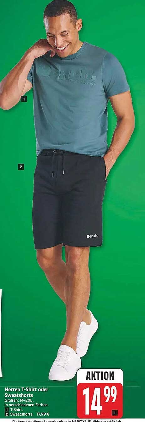 Herren T-Shirt oder Sweatshorts