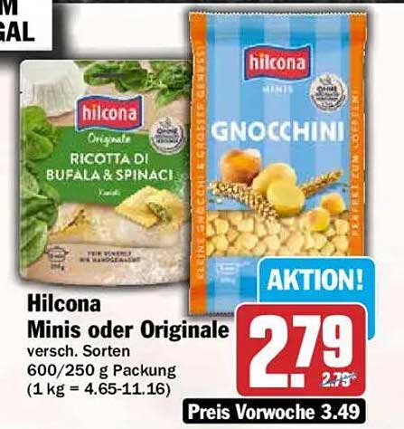Hilcona Minis oder Originale