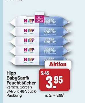Hipp BabySanft Feuchttücher