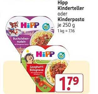 Hipp Kinderteller oder Kinderpasta je 250 g