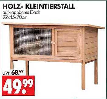 HOLZ- KLEINTIERSTALL