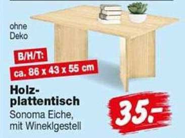Holz-plattentisch