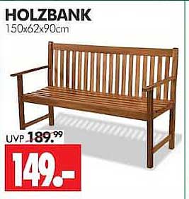 HOLZBANK 150x62x90cm