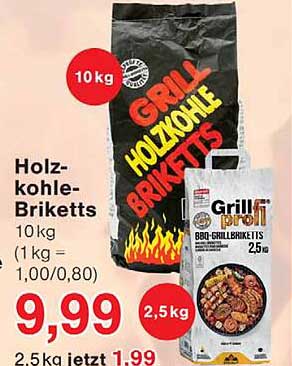 Holzkohle-Briketts 10 kg