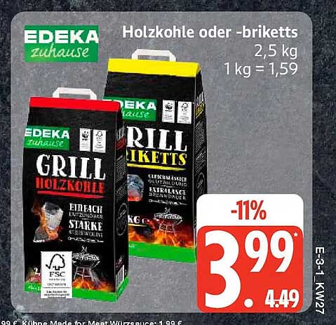 Holzkohle oder -briketts