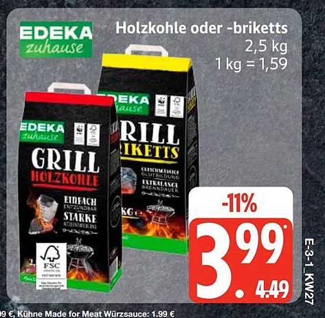 Holzkohle oder -briketts