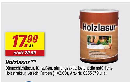 Holzlasur **