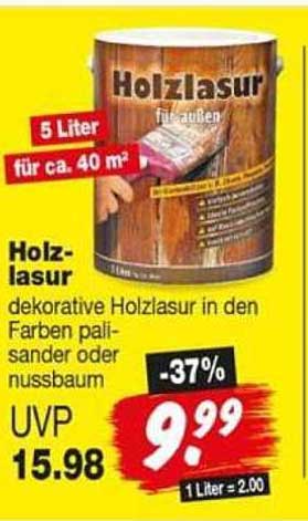 Holzlasur für außen