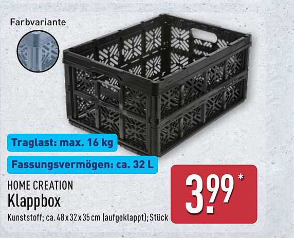 HOME CREATION Klappbox