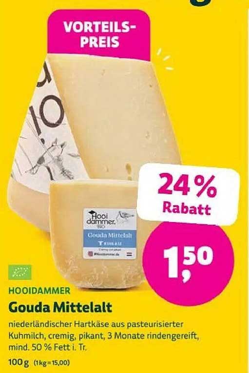 HOOIDAMMER Gouda Mittelalt