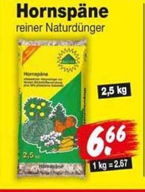 Hornspäne reiner Naturdünger