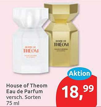 House of Theom Eau de Parfum versch. Sorten 75 ml