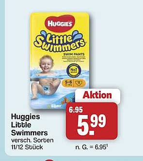 Huggies Little Swimmers versch. Sorten 11/12 Stück