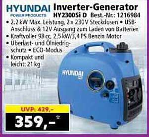 HYUNDAI Inverter-Generator HY2305ID