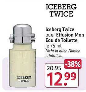 Iceberg Twice oder Effusion Man Eau de Toilette je 75 ml