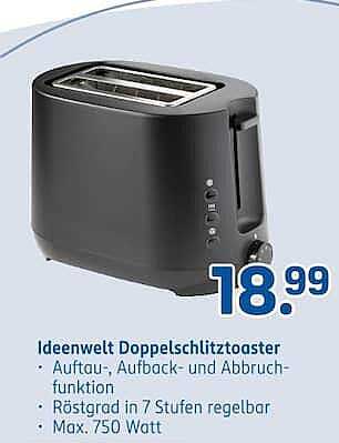 Ideenwelt Doppelschlitztoaster