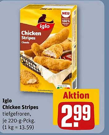 Iglo Chicken Stripes