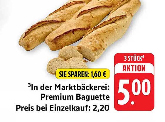 In der Marktbäckerei: Premium Baguette