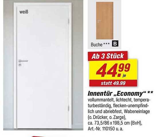 Innentür „Economy“ **