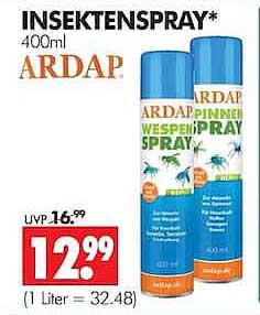 INSEKTENSPRAY* 400ml ARDAP