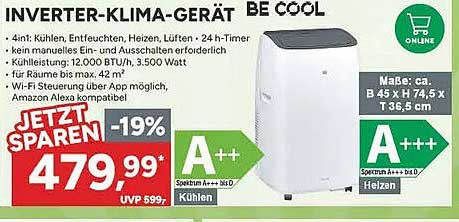 INVERTER-KLIMA-GERÄT BE COOL