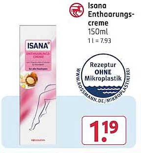 Isana Enthaarungscreme 150ml