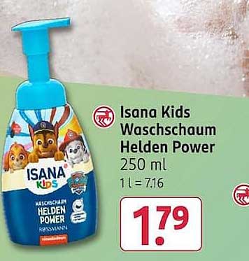 Isana Kids Waschschaum Helden Power