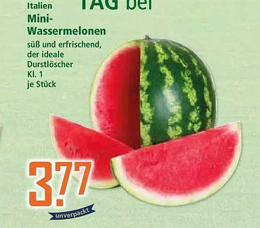 Italien Mini-Wassermelonen