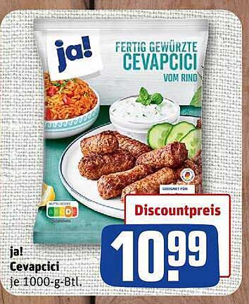 ja! Fertig gewürzte Cevapcici vom Rind