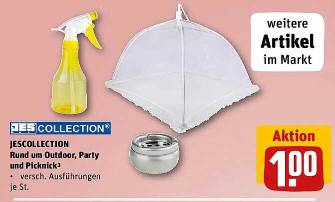 JESCOLLECTION Rund um Outdoor, Party und Picknick³