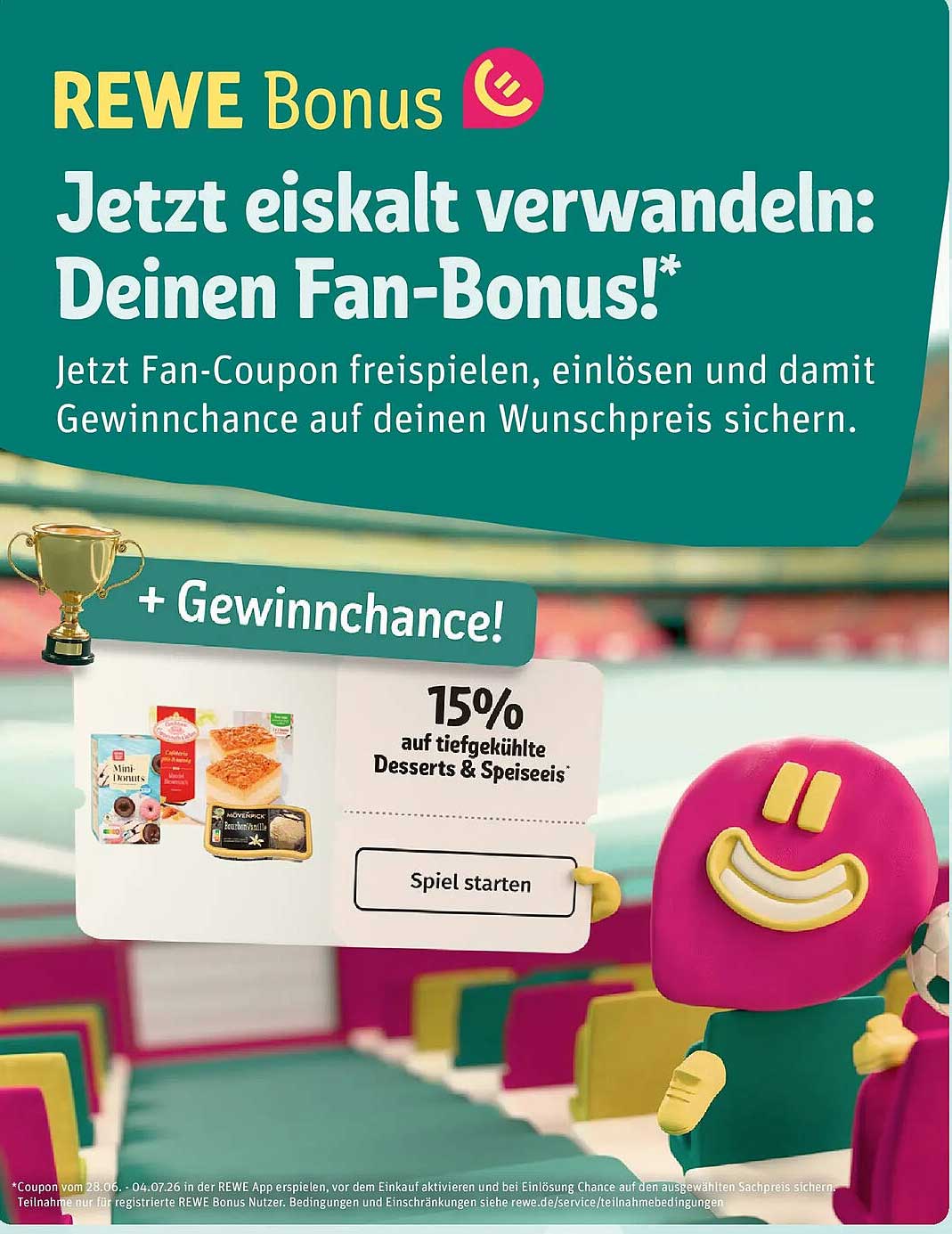 Jetzt eiskalt verwandeln: Deinen Fan-Bonus!