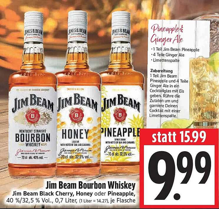 Jim Beam Bourbon Whiskey