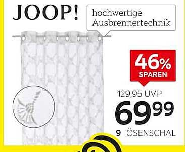 JOOP! hochwertige Ausbrennertechnik 46% SPAREN 129,95 UVP 69,99 ÖSENSCHAL