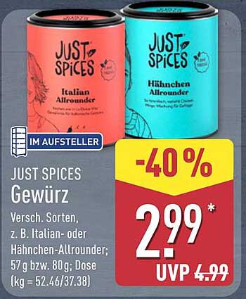 JUST SPICES Gewürz