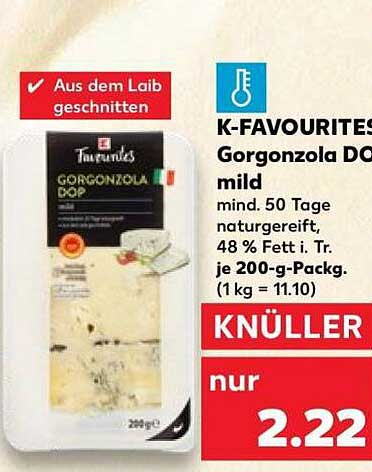 K-FAVOURITES Gorgonzola DOC mild