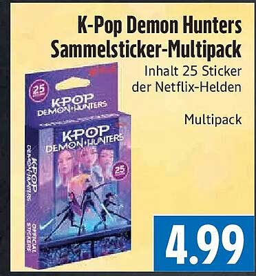 K-Pop Demon Hunters Sammelsticker-Multipack