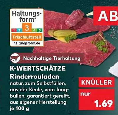 K-WERTSCHÄTZE Rinderrouladen